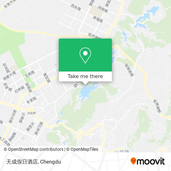 天成假日酒店 map