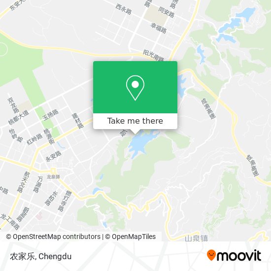 农家乐 map