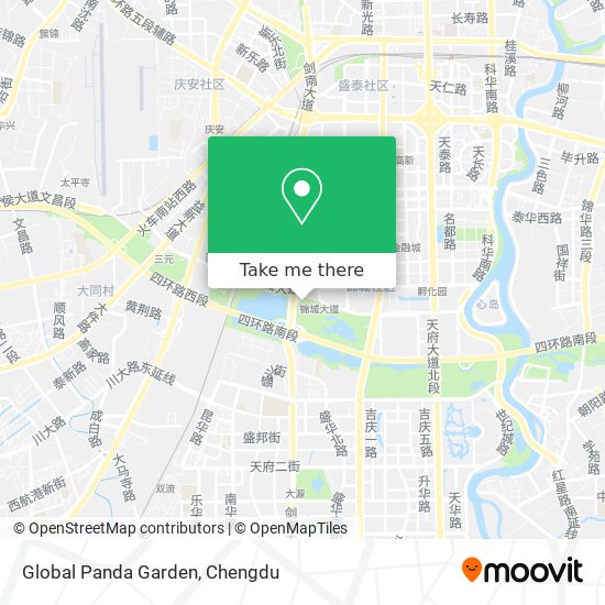 Global Panda Garden map
