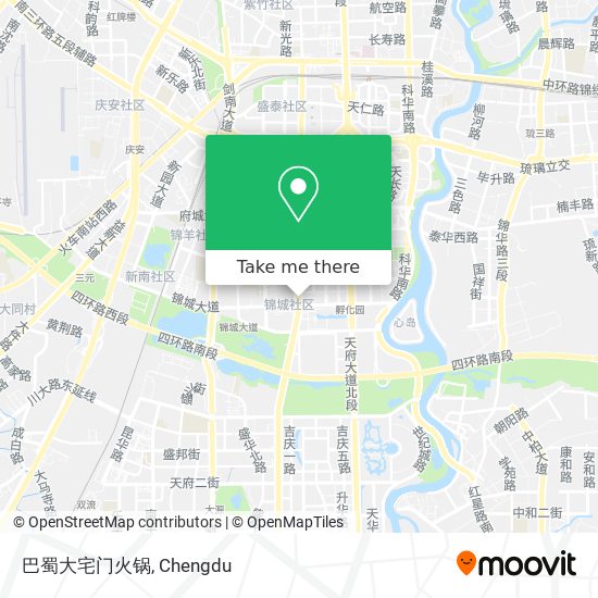 巴蜀大宅门火锅 map