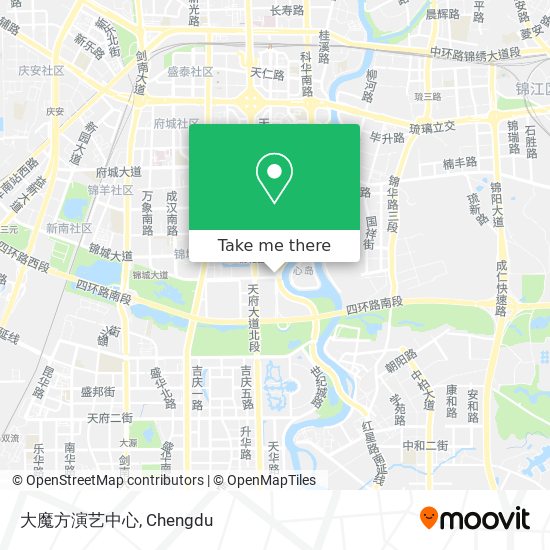 大魔方演艺中心 map