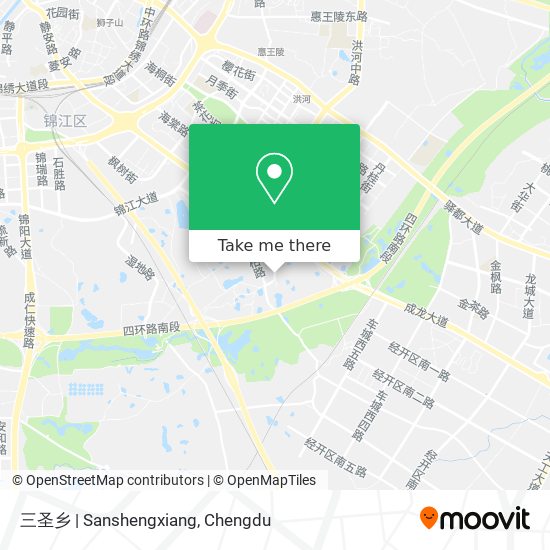 三圣乡 | Sanshengxiang map
