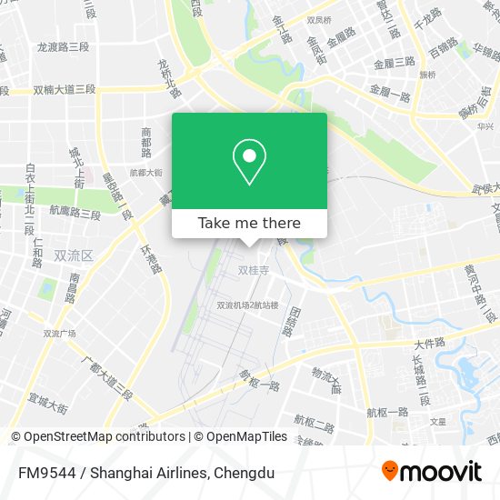 FM9544 / Shanghai Airlines map