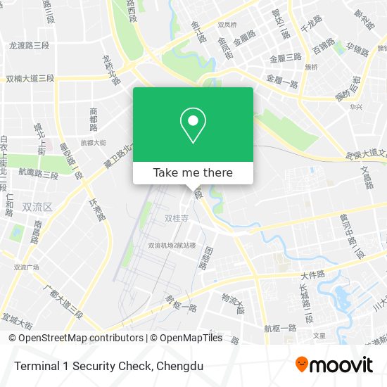 Terminal 1 Security Check map