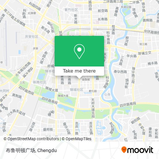布鲁明顿广场 map