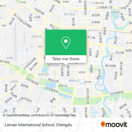 Leman International School map