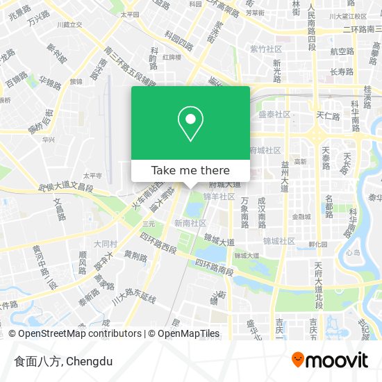 食面八方 map