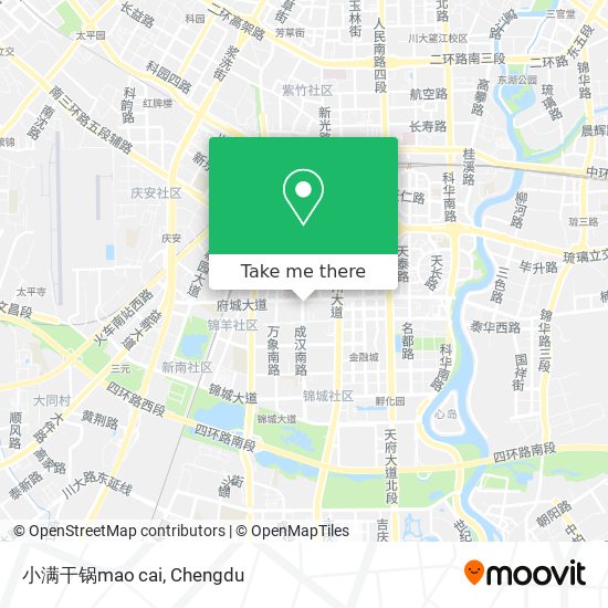 小满干锅mao cai map