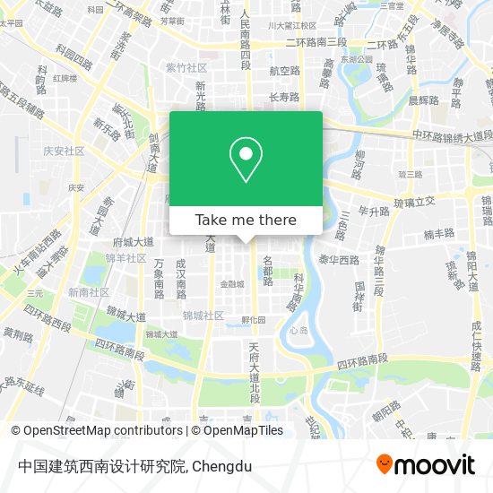 中国建筑西南设计研究院 map