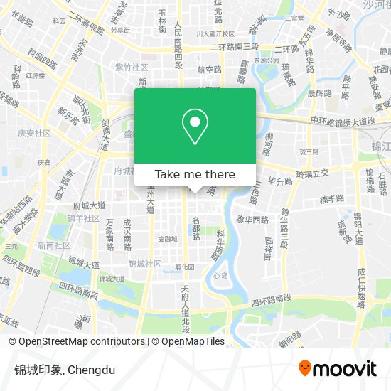 锦城印象 map