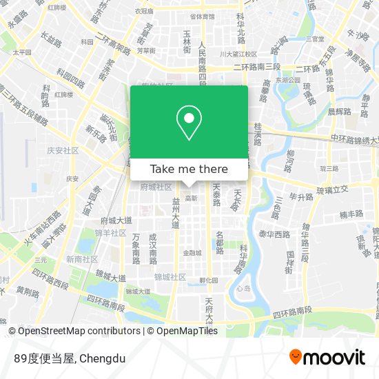 89度便当屋 map