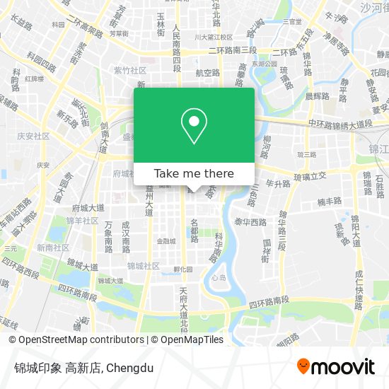锦城印象 高新店 map
