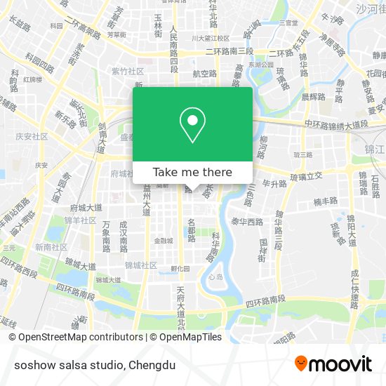 soshow salsa studio map