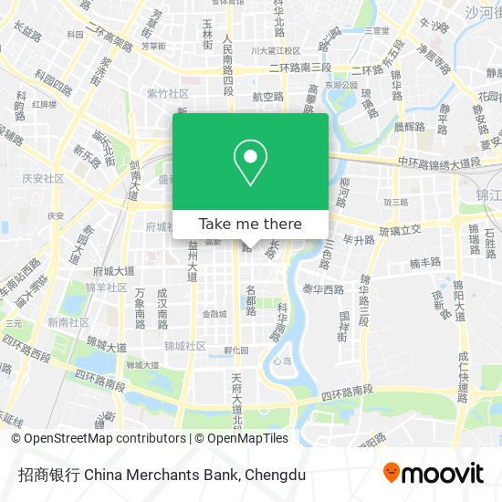 招商银行 China Merchants Bank map