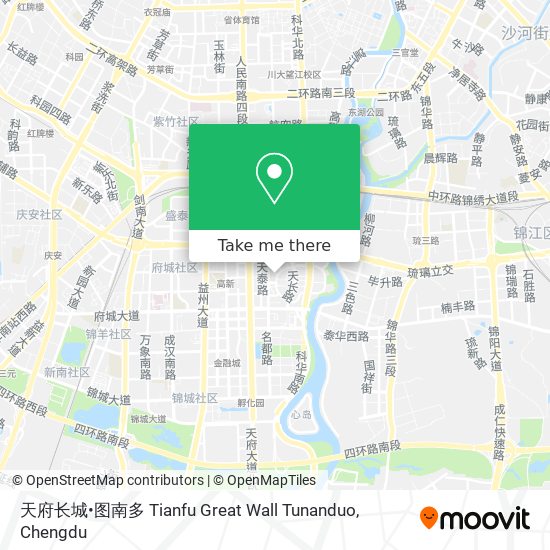天府长城•图南多 Tianfu Great Wall Tunanduo map