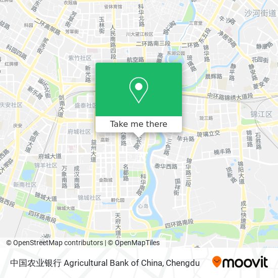 中国农业银行 Agricultural Bank of China map