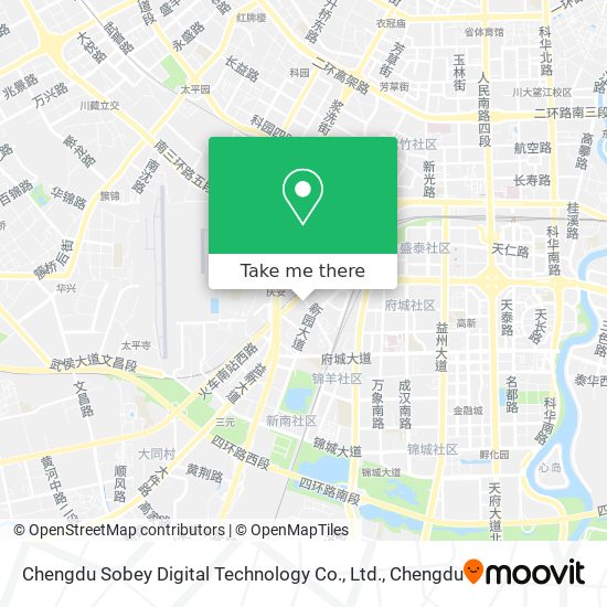 Chengdu Sobey Digital Technology Co., Ltd. map