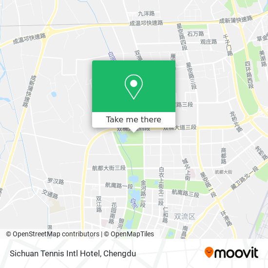 Sichuan Tennis Intl Hotel map