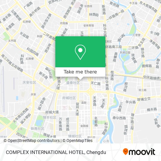 COMPLEX INTERNATIONAL HOTEL map