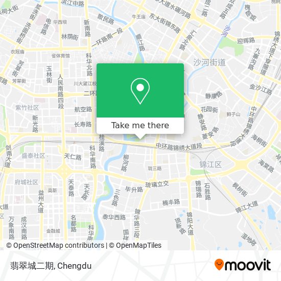 翡翠城二期 map
