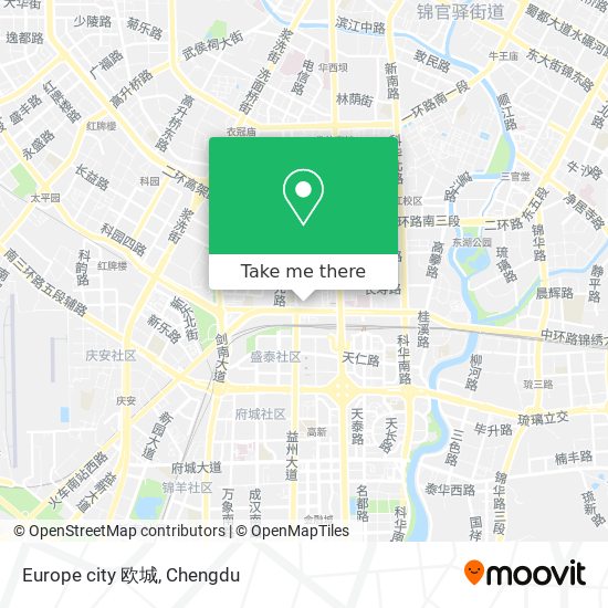 Europe city 欧城 map