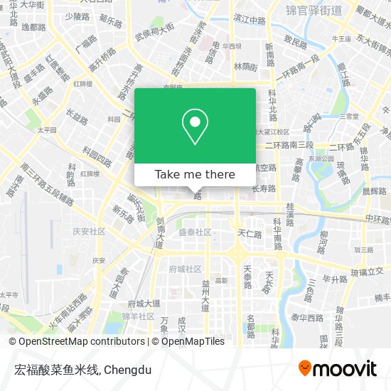 宏福酸菜鱼米线 map