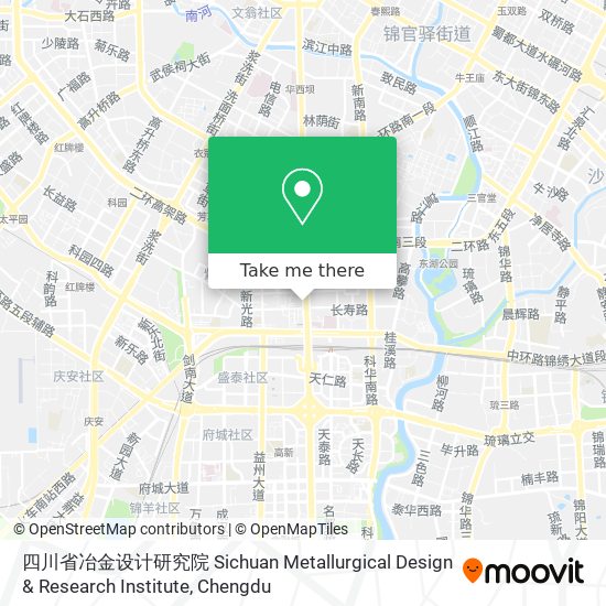 四川省冶金设计研究院 Sichuan Metallurgical Design & Research Institute map