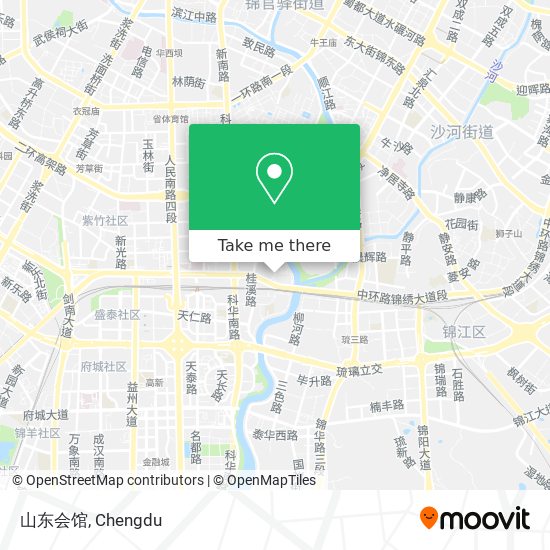 山东会馆 map
