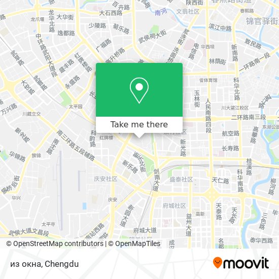 из окна map