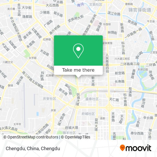 Chengdu, China map