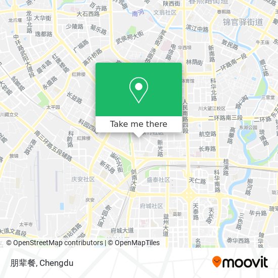朋辈餐 map