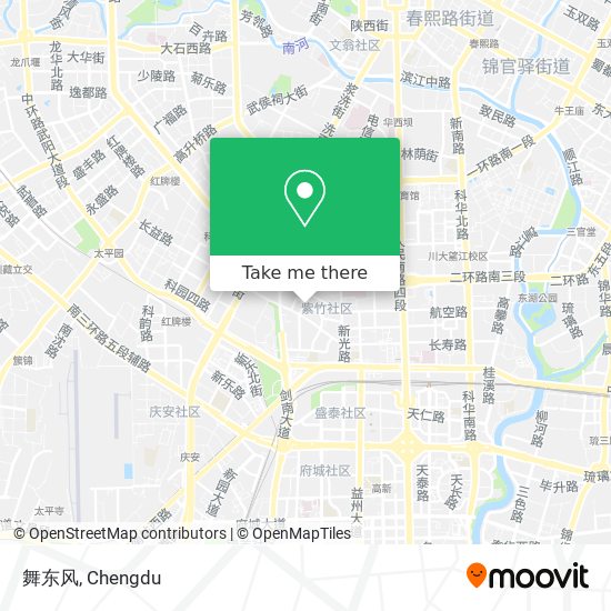 舞东风 map