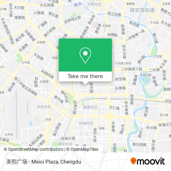 美熙广场 - Meici Plaza map