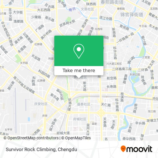 Survivor Rock Climbing map