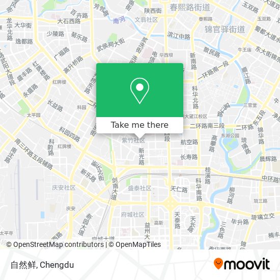 自然鲜 map