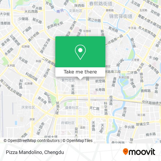 Pizza Mandolino map
