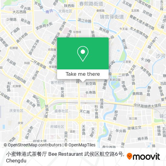 小蜜蜂港式茶餐厅 Bee Restaurant 武侯区航空路6号 map