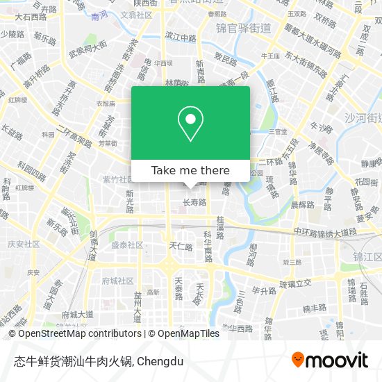 态牛鲜货潮汕牛肉火锅 map