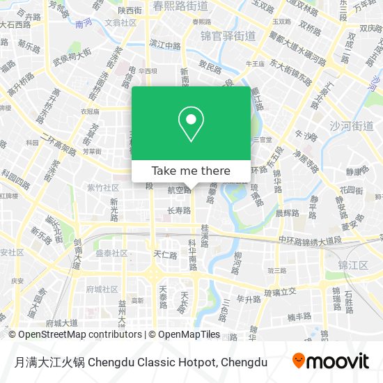 月满大江火锅 Chengdu Classic Hotpot map