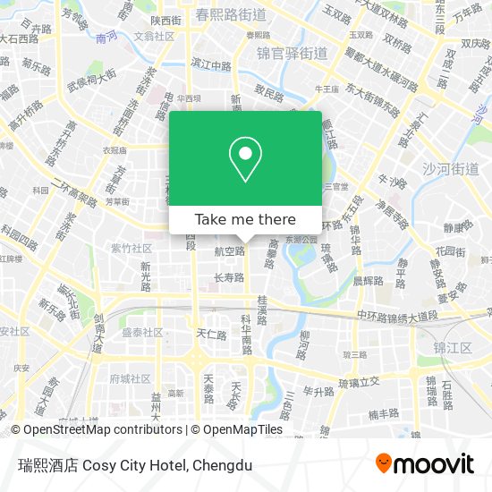瑞熙酒店  Cosy City Hotel map