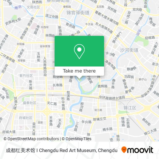 成都红美术馆 I Chengdu Red Art Museum map