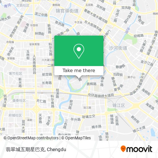 翡翠城五期星巴克 map