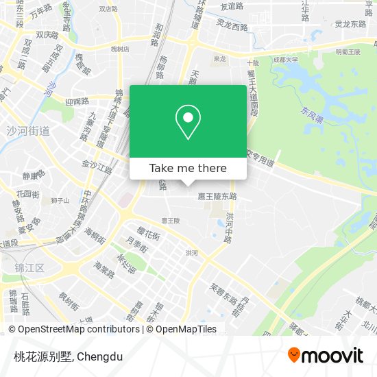 桃花源别墅 map