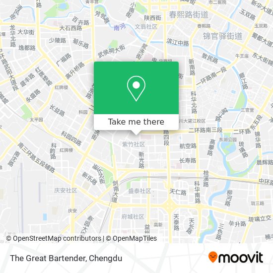 The Great Bartender map