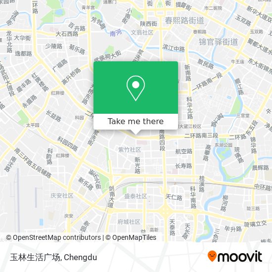 玉林生活广场 map