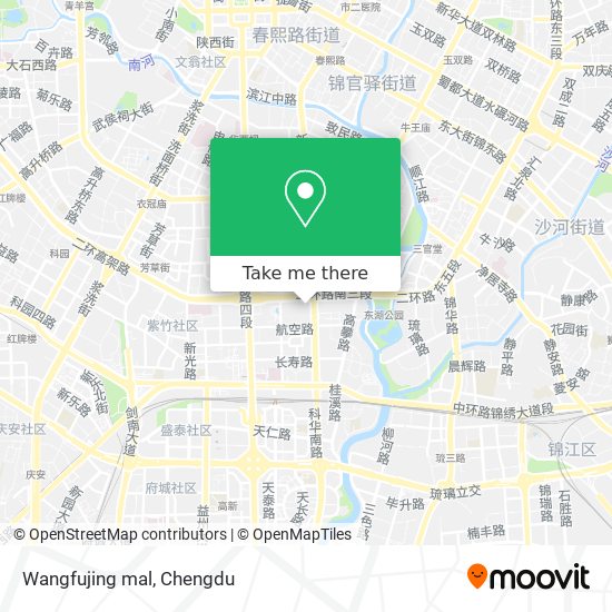 Wangfujing mal map