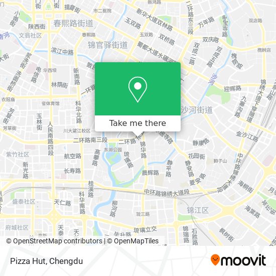 Pizza Hut map