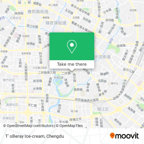 T' oBeray Ice-cream map
