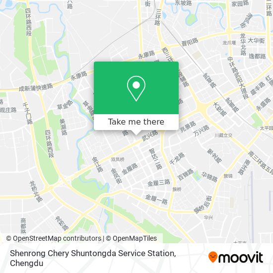 Shenrong Chery Shuntongda Service Station map