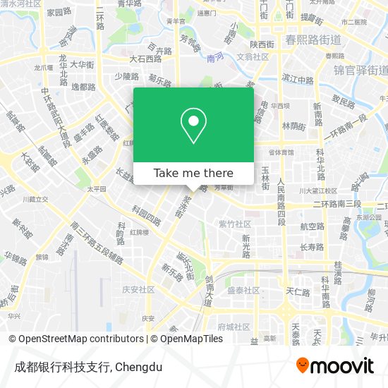 成都银行科技支行 map